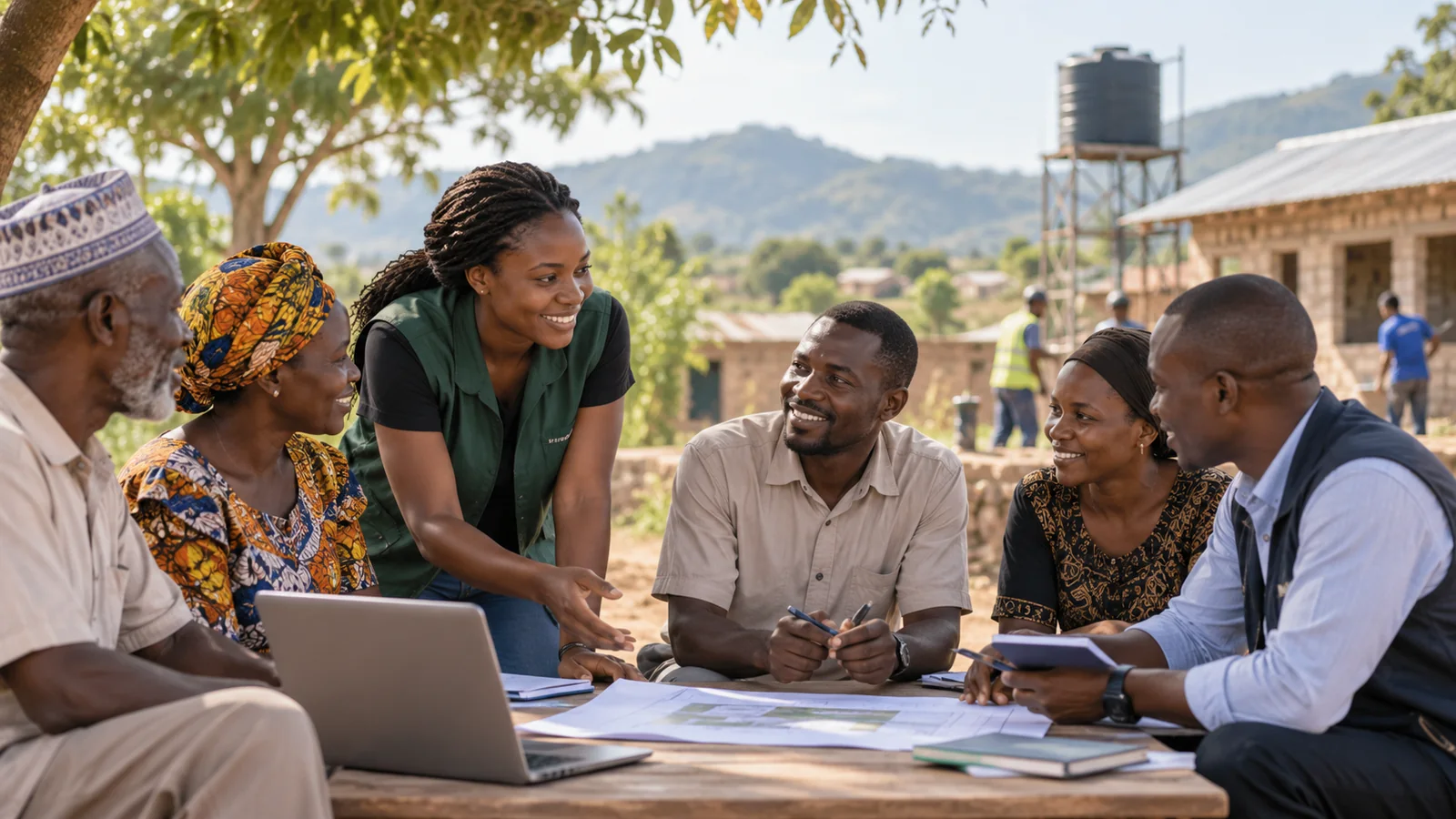 Community and NGO leaders collaborating