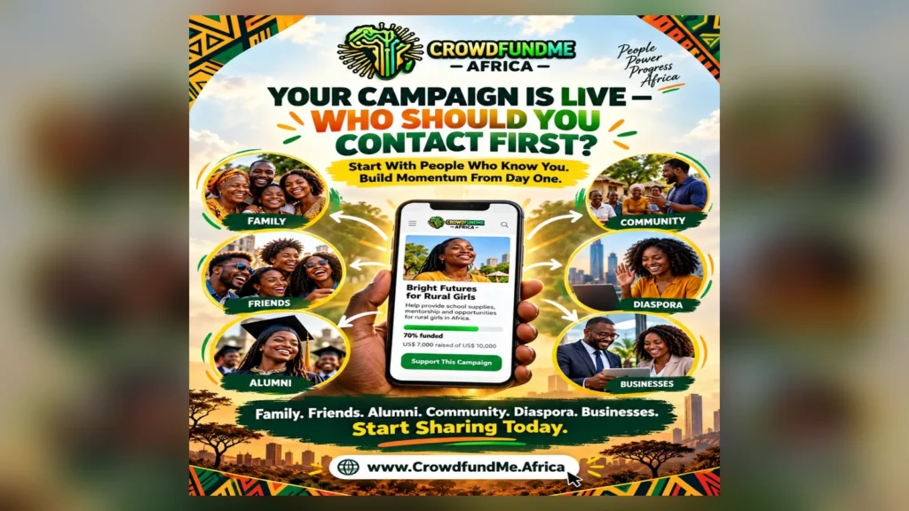 Who to contact after launching a fundraising campaign