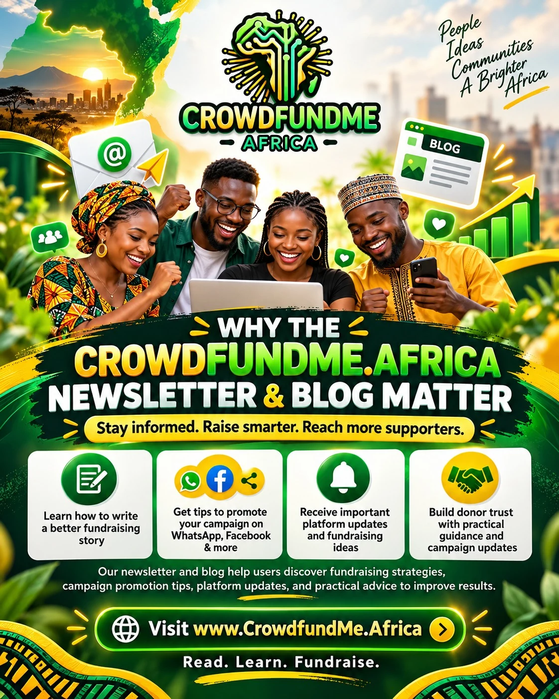 Why the CrowdfundMe.Africa Newsletter and Blog matter for fundraisers